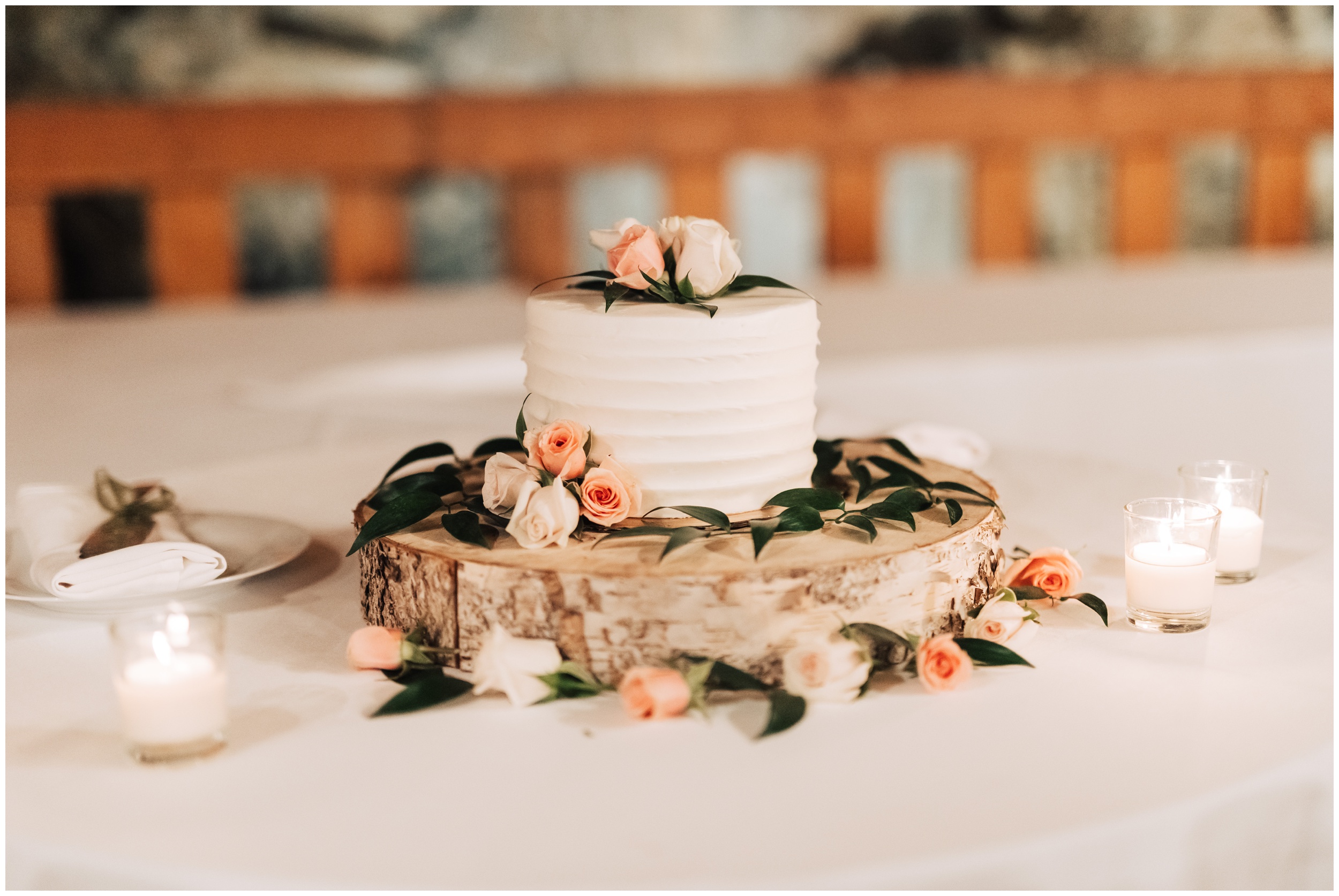 wedding cake at red lion inn